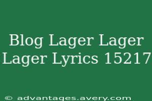 lager lager lager lyrics